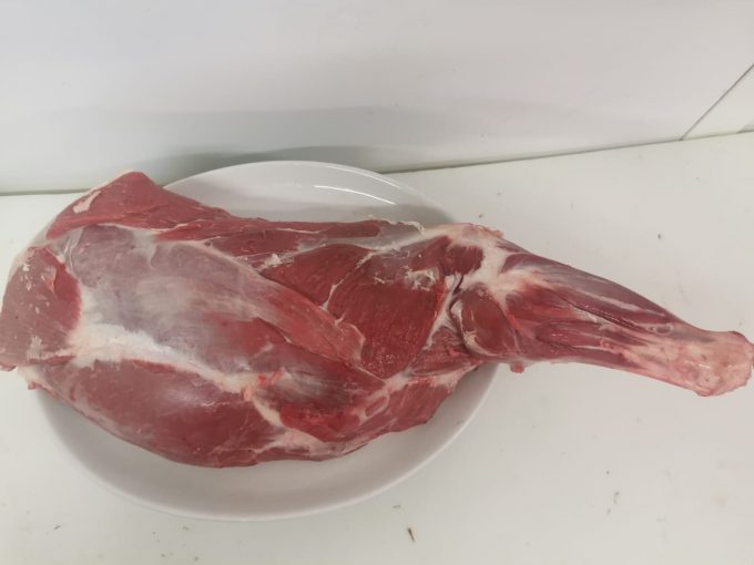 Mutton leg on the bone